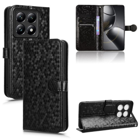 Чохол-книжка Honeycomb Dot для Xiaomi 14T - чорний