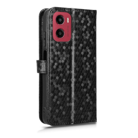 Чохол-книжка Honeycomb Dot для Motorola Moto G05/E15 - чорний