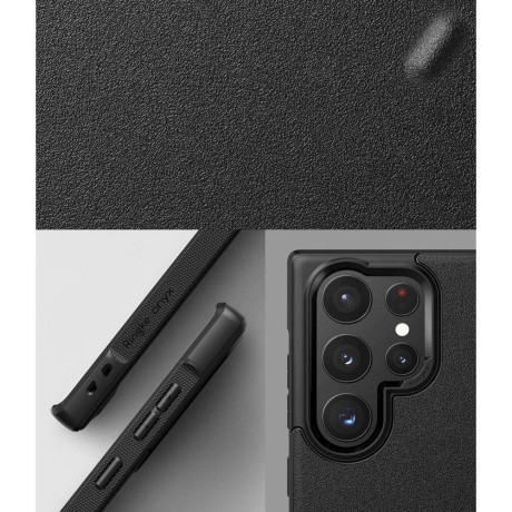 Оригинальный чехол Ringke Onyx Durable для Samsung Galaxy S22 Ultra - черный