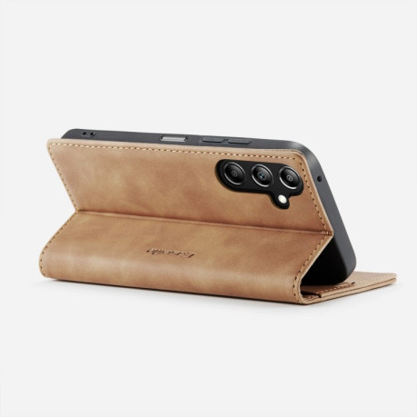 Чохол-книжка CaseMe-013 Multifunctional для Samsung Galaxy A16 5G - коричневий