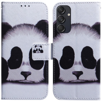 Чехол-книжка Coloured Drawing для Samsung Galaxy M55 - Panda