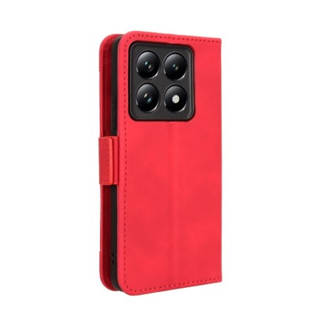 Чехол-книжка Skin Feel Calf на Xiaomi 14T - красный
