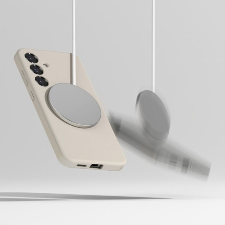 Оригінальний чохол Ringke Silicone MagSafe для Samsung Galaxy S25+ - Beige