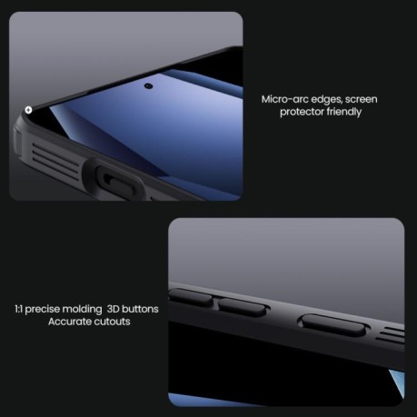 Ударозахисний чохол NILLKIN CamShield Pro на OnePlus 13R/Ace 5/Ace 5 Pro/5 Pro/13R - зелений