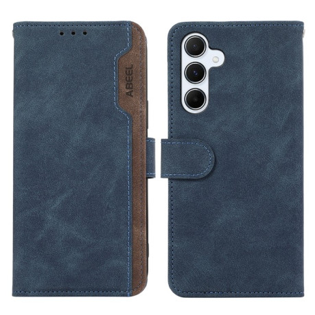 Чохол-книжка ABEEL Color Block Magnetic RFID Leather  для Samsung Galaxy A26 5G - Blue-Brown