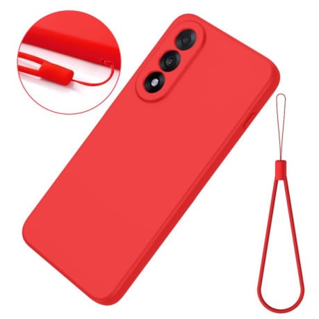 Силіконовий чохол Solid Color Liquid Silicone на OnePlus Nord 5/Ace 5 Ultra - червоний