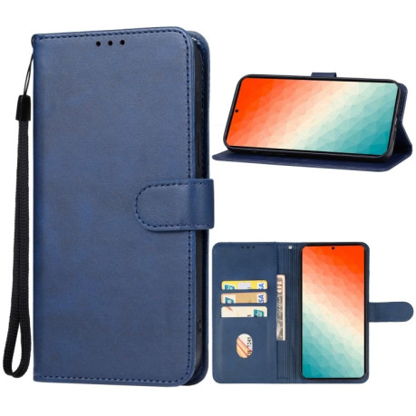 Чохол-книжка EsCase Leather на Samsung Galaxy S24 Ultra 5G - синій
