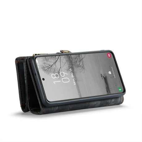 Чохол-гаманець CaseMe 008 Series Zipper Style на Samsung Galaxy S23+Plus 5G - чорний
