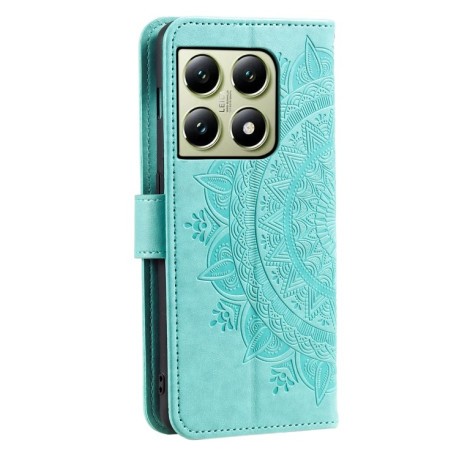 Чохол-книга Totem Flower для Xiaomi 14T Pro - зелений