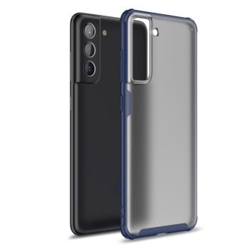 Ударозащитный чехол Four-corner на Samsung Galaxy S21 FE - синий