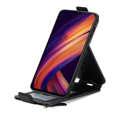 Флип-чехол Zipper Wallet Vertical для Samsung Galaxy A25 5G - черный
