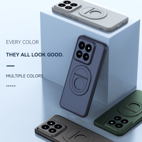 Протиударний чохол Magsafe Hidden Fold Holder на Xiaomi 14 Pro - синій