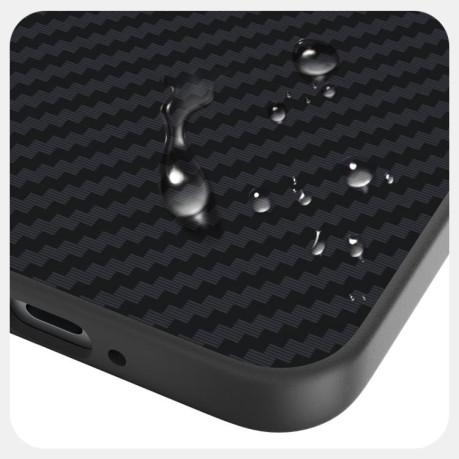 Ультратонкий чехол ABEEL 6D Micro Relief MagSafe Magnetic на OnePlus 13T - Carbon Fiber Black