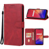 Чехол-книжка EsCase Leather для Realme C65 - красный