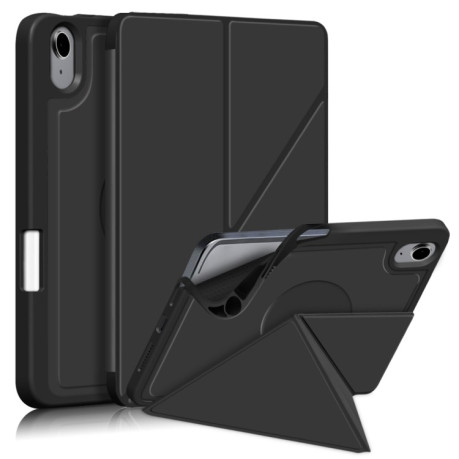 Чохол-книга Cloth Texture Multi-folding для iPad mini 6 - чорний