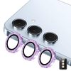 Защитное стекло на камеру ENKAY Aluminium на Samsung Galaxy A37 / A57 — фиолетовое