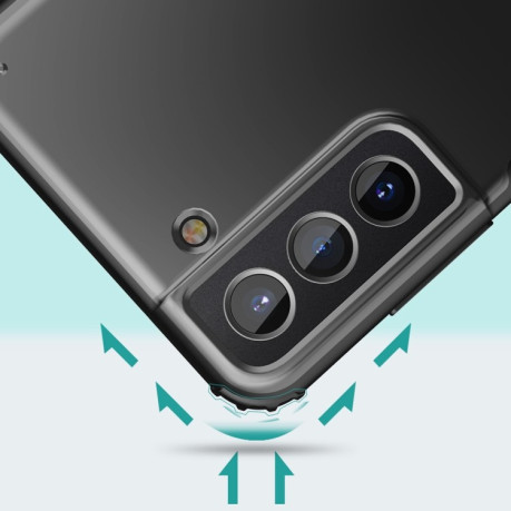 Ударозащитный чехол Four-corner на Samsung Galaxy S21 FE - синий