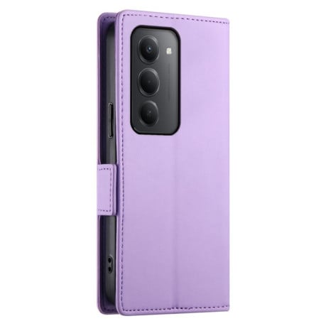 Чохол-книжка Side Buckle Magnetic Frosted Leather на Xiaomi Redmi 15 5G / 4G EU 171mm - фіолетовий