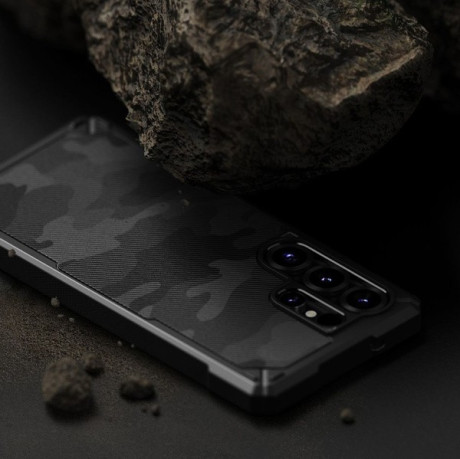 Оригинальный чехол Ringke Rugged Gear MagSafe для Samsung Galaxy S25 Ultra - Black Camo