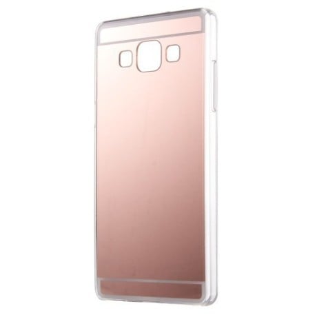 Зеркальный TPU Чехол Electroplating Mirror Rose Gold для Samsung Galaxy A5 / A500