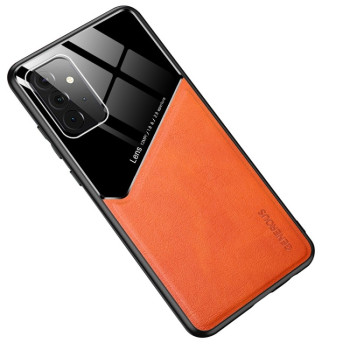 Противоударный чехол Organic Glass для Samsung Galaxy A72 - оранжевый