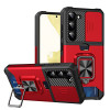 Противоударный чехол Sliding Camera Design для Samsung Galaxy S23 5G - красный