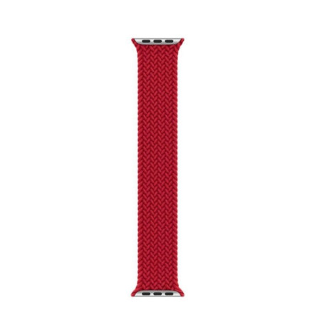 Ремешок Nylon Single-turn Braided для Apple Watch Series 7 41mm /40mm /38mm - красный