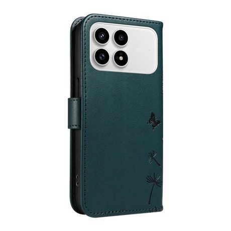 Чехол-книжка Dandelion Embossed Pattern Flip Leather для Xiaomi Redmi K90/Poco F8 Pro — синий