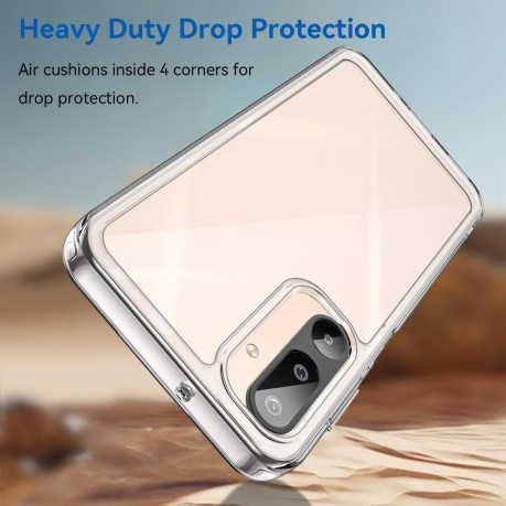 Противоударный чохол Colorful Acrylic Series для Samsung Galaxy M16 5G - прозрачный