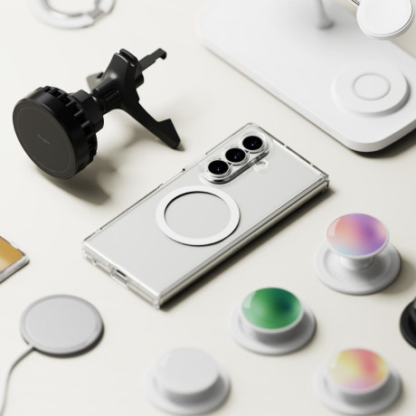 Оригінальний чохол Ringke Fusion Magnetic з MagSafe на Samsung Galaxy Fold 7 - Clear