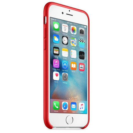Силиконовый чехол Silicone Case Product Red для iPhone 6 Plus/6S Plus