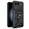 Чохол із шторкою для камери Sliding Camshield та слотом для картки на Infinix Smart 10 Plus 4G - чорний