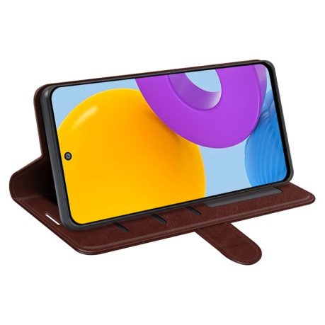 Чохол-книжка Texture Single для Samsung Galaxy M52 5G - коричневий