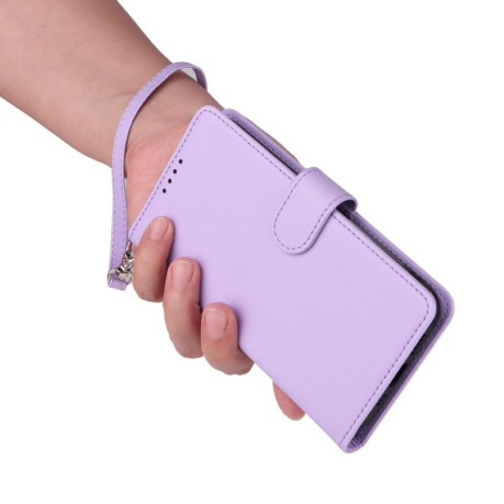 Чехол-книжка BETOPNICE BN-005 2 in 1 Detachable Imitate Genuine Leather для iPhone 16 Pro Max - фиолетовый