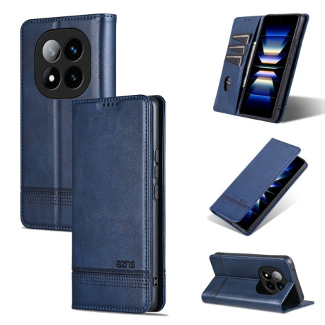 Чохол-книжка AZNS Magnetic Calf на Xiaomi Redmi Note 14 Pro 5G/Poco X7 - синій