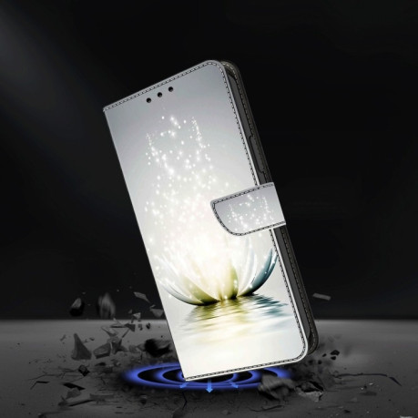 Чехол-книжка Crystal 3D Shockproof Protective Leather для Samsung Galaxy A15 - Lotus