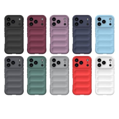 Силіконовий чохол Magic Flannel на iPhone 17 Pro - темно-сірий