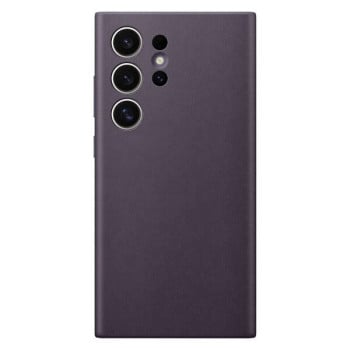 Оригінальний чохол Samsung Vegan Leather Case для Samsung Galaxy S24 Ultra - dark purple (GP-FPS928HCAVW)