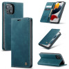 Кожаный чехол CaseMe-013 Multifunctional на iPhone 14/13 - синий