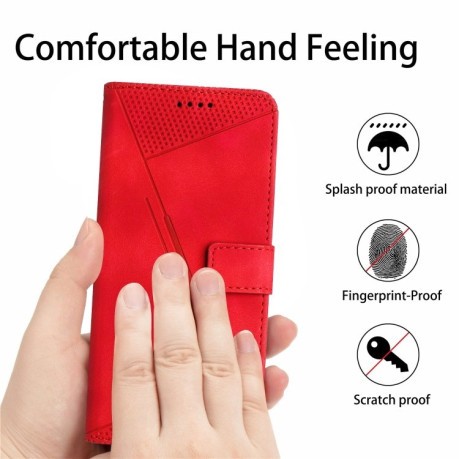 Чехол-книжка Dream Triangle Leather на Infinix Hot 50 4G - красный
