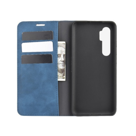Чохол-книжка Retro-skin Business Magnetic на Xiaomi Mi Note 10 Lite - синій
