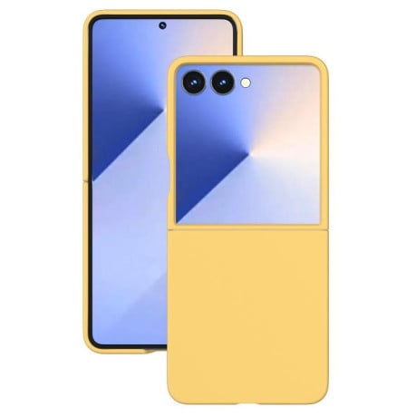Чохол полімерний Kalebol Paint-sprayed Solid Color на Samsung Galaxy Filp 7 - жовтий