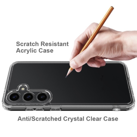 Акриловый противоударный чехол HMC для Samsung Galaxy A55 - прозрачный