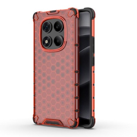 Противоударный чехол Honeycomb на Xiaomi Redmi Note 14 Pro 4G - красный