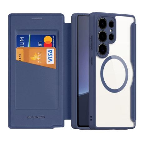 Чохол-книжка DUX DUCIS Skin X Pro Series Magsafe  для Samsung Galaxy S25 Ultra 5G - синій