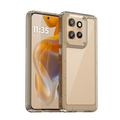 Протиударний чохол Colorful Acrylic Series для Motorola Edge 50 Neo - сірий