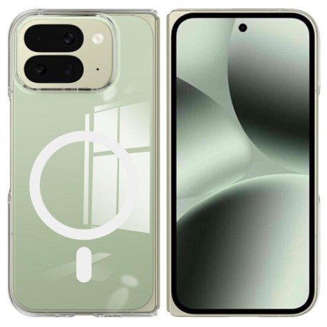 Противоударный чехол Scratchproof PC Transparent MagSafe на Google Pixel 10 Pro Fold