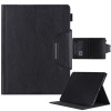 Чехол-книжка Solid Color Metal Buckle Leather Smart для iPad Pro 13 2024 - черный