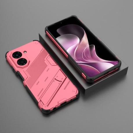 Противоударний чехол Punk Armor для Xiaomi Redmi A5 4G 171.1mm / Poco C71 5G - світло-червоний