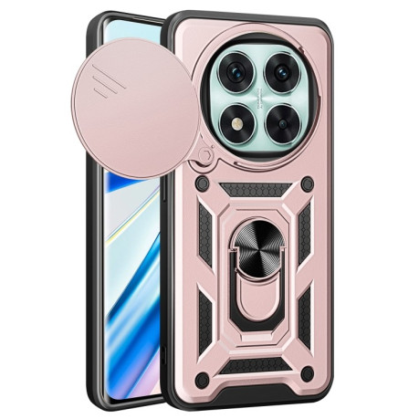 Протиударний чохол Sliding Camshield для Xiaomi Redmi Note 14 Pro 5G/Poco X7 - рожеве золото